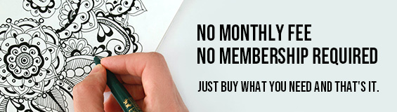 No Monthly Fee, No Membership Required. Just buy what you need and that's it.